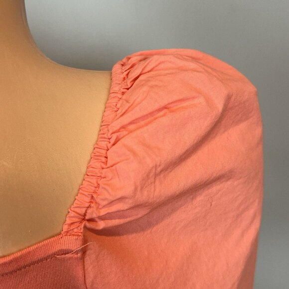 Anthropologie Puff Sleeve Wrap Blouse Pink Size XS NWT New - Picture 6 of 12